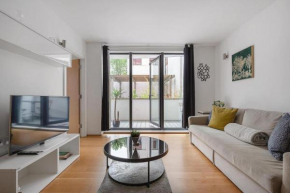A modern two bedroom flat with private parking